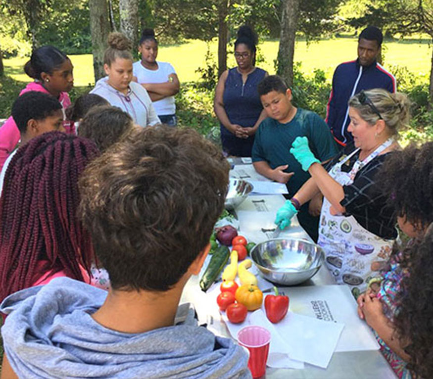 cooking class with Tribal Nations